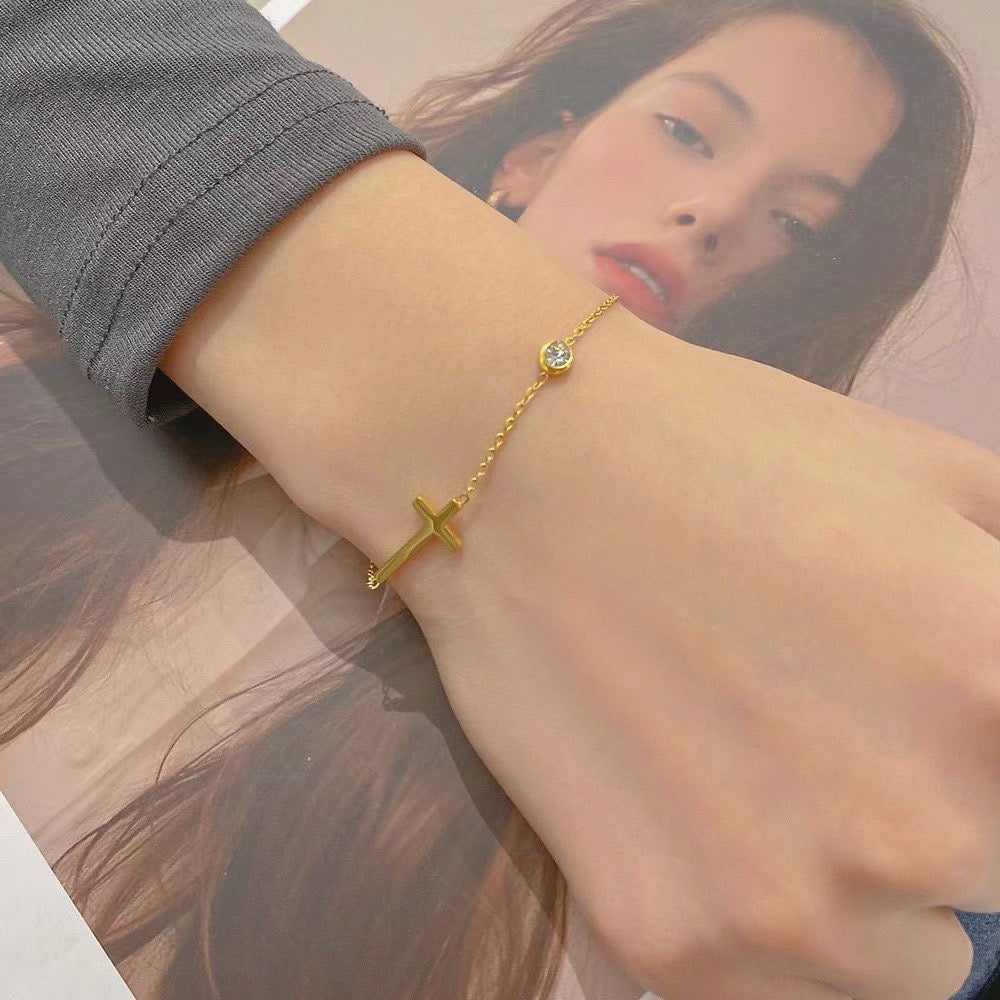 Divine Cross Bracelet