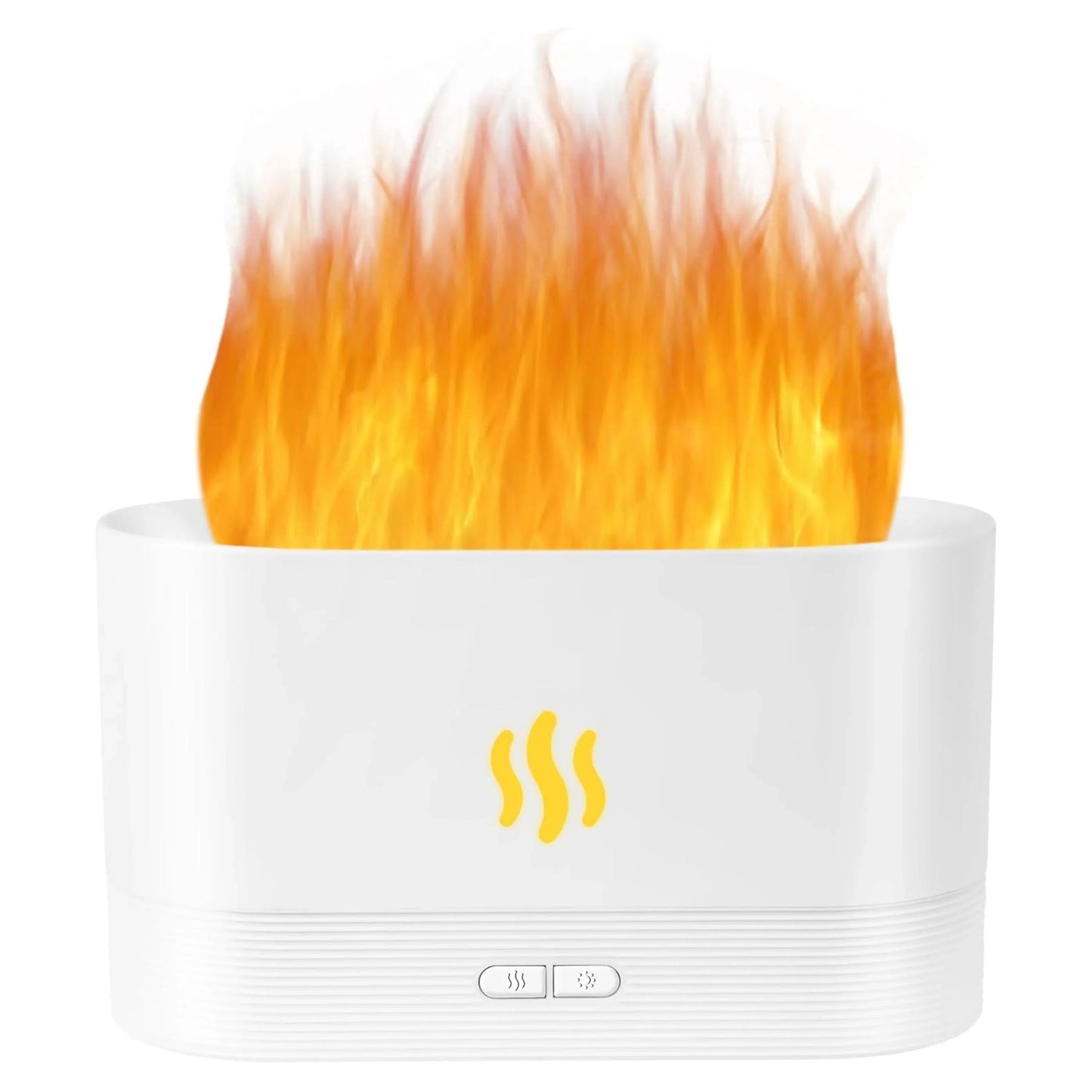 Difusor de aroma ultrasónico con efecto llama — Efecto de llama LED, humidificador de aceites esenciales