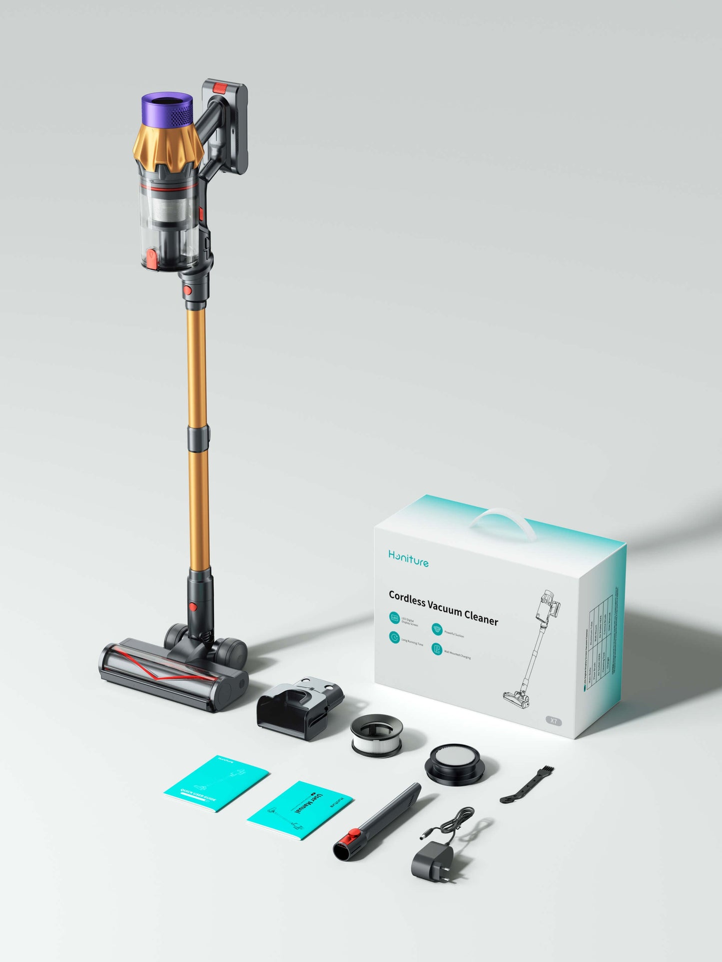 Honiture X7 Cordless Stick Vacuum — Powerful Suction, Lightweight