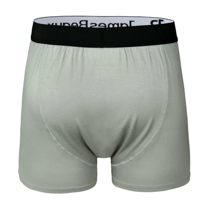 3-Pack Men's Gray 95% Bamboo Boxer Shorts