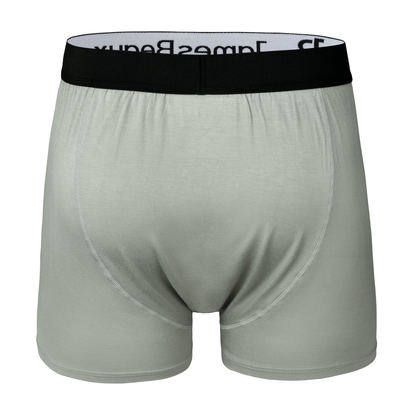 Men's Gray 95% Viscose from Bamboo Boxer Shorts
