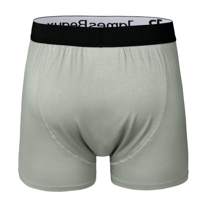 Men's Gray 95% Viscose from Bamboo Boxer Shorts