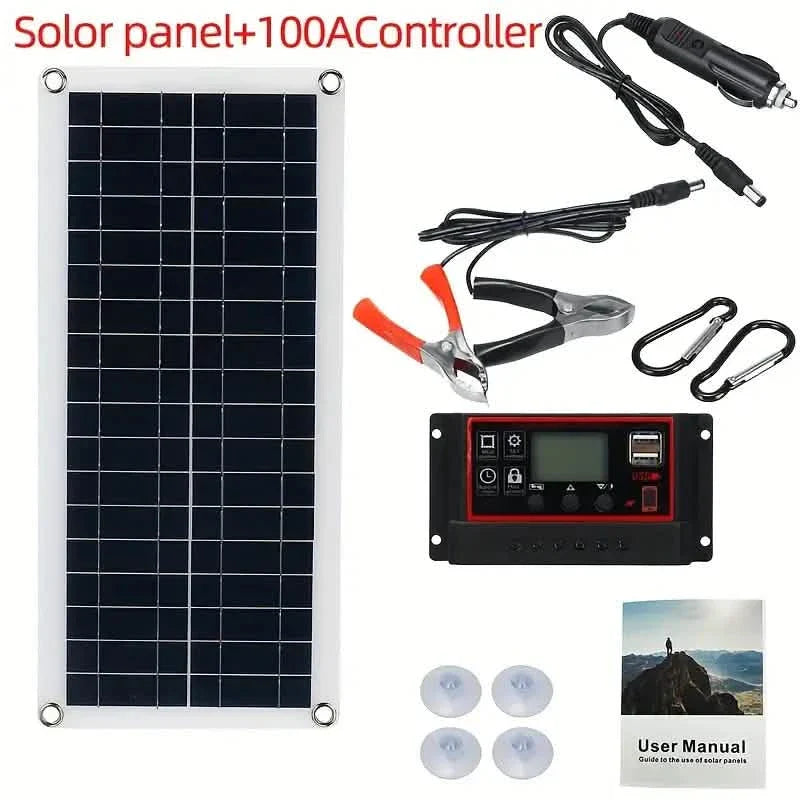 10W Solar Panel 18V Solar Cell 60A&100A Controller Solar Panels