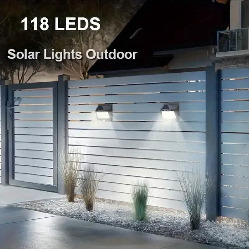 118 LED Ultra-Bright Solar Security Outdoor Lights