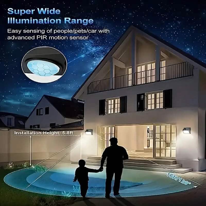 118 LED Ultra-Bright Solar Security Outdoor Lights