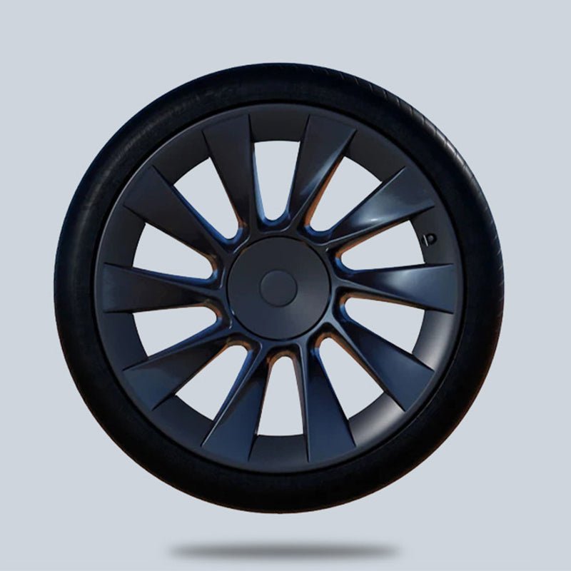 Split Hub Center Cap Covers for Model Y 20"/21" | 4-Piece Set | 5 Colors | Curb Rash Protection