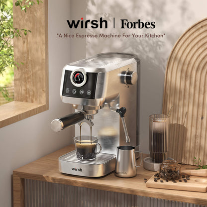 Máquina de espresso Wirsh de 20 bares — Cafetera de espresso profesional para el hogar