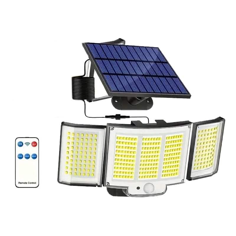 348 LED Motion Sensor Solar Lights Outdoor with Remote Control