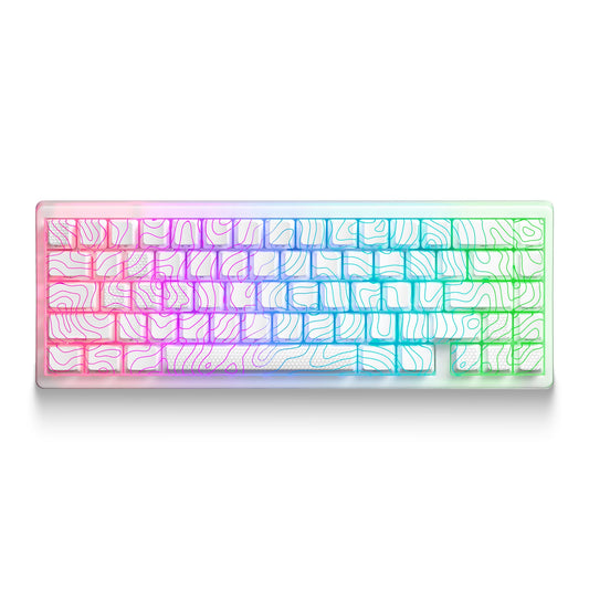 XVX M67 JadeStone Mechanical Keyboard — 65% Hot-Swap, QMK/VIA, Wireless