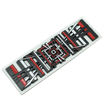 3D Metal Letter Emblem Badge | Multiple Styles | 3M Adhesive | Custom Lettering