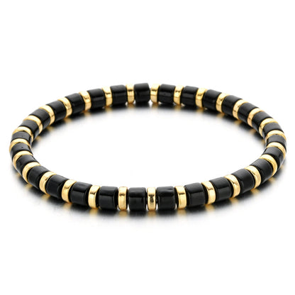 Enamel Stretch Bracelets  - Add Clip Charms