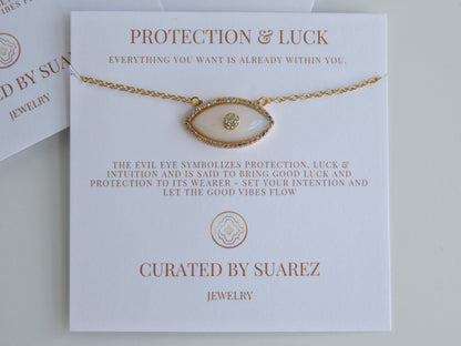Diamond Evil Eye Necklace