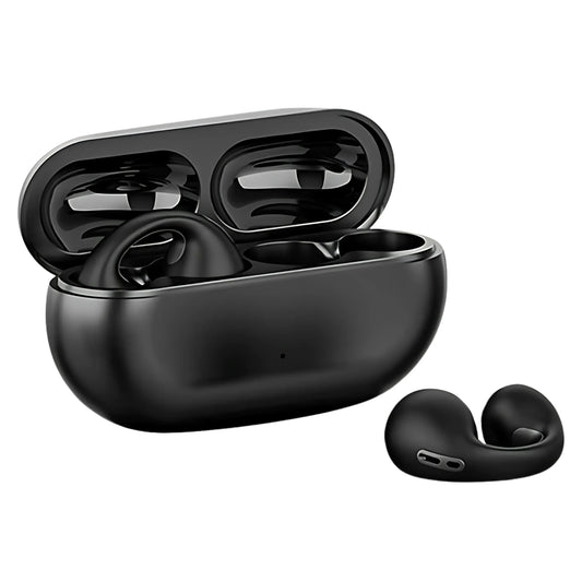 Wireless Earclip Earphones — Bluetooth 5.3, Open-Ear, 6H Battery