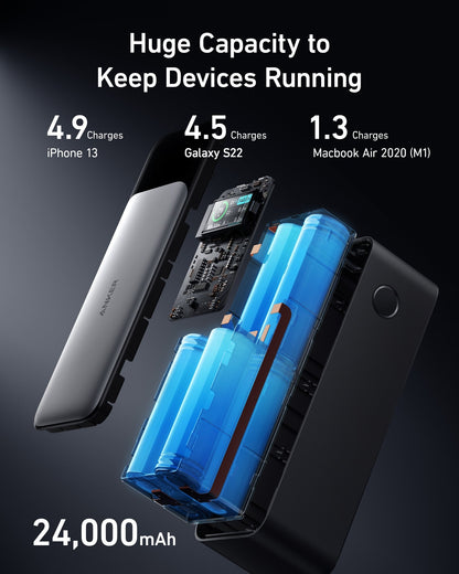 Anker 737 Power Bank (PowerCore 24K) — 140W, 24,000mAh
