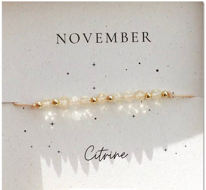 Crystal Birthstone Bracelet