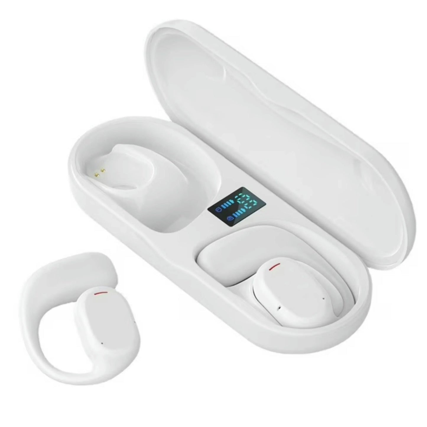 Open-Ear Bone Conduction Headphones — Bluetooth 5.3, Ear Hook, 5H Battery