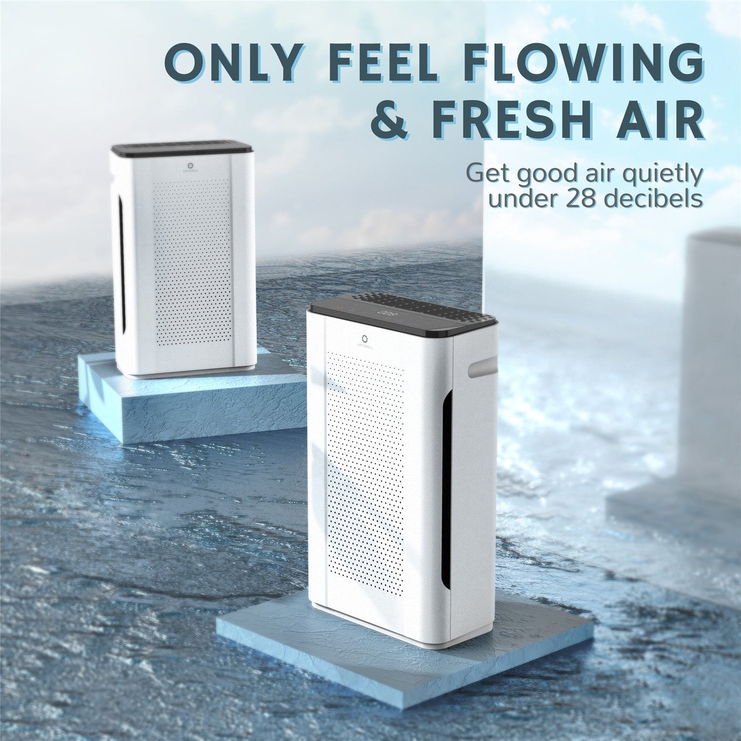 Purificador de aire Pure Morning APH260 — HEPA H13, filtración de 360°