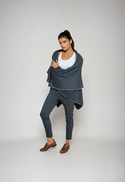 Buki Blanket - Charcoal Grey