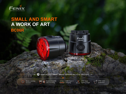 Luz trasera de bicicleta Fenix BC06R Smart-Brake - Detección automática de frenado
