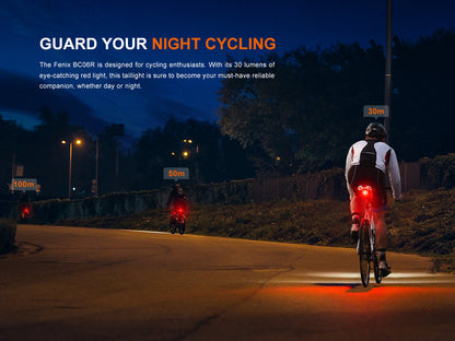 Luz trasera de bicicleta Fenix BC06R Smart-Brake - Detección automática de frenado