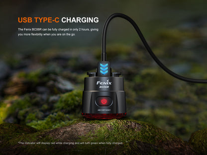 Luz trasera de bicicleta Fenix BC06R Smart-Brake - Detección automática de frenado