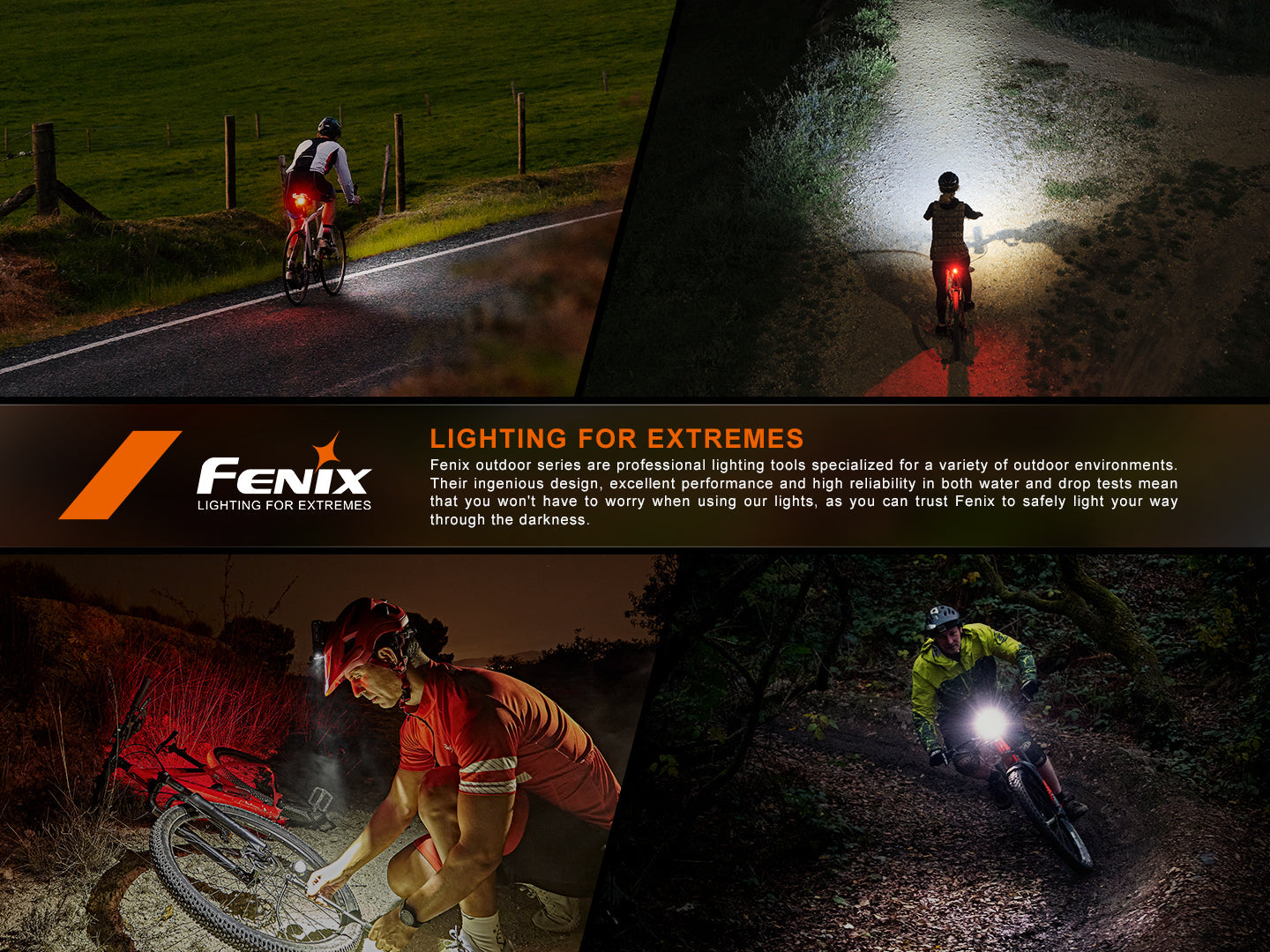 Luz trasera de bicicleta Fenix BC06R Smart-Brake - Detección automática de frenado