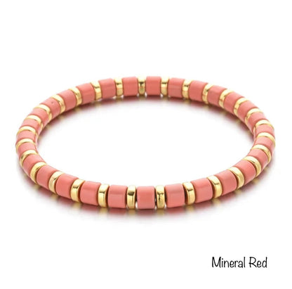Enamel Stretch Bracelets  - Add Clip Charms