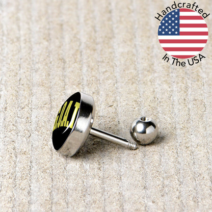 16G 1/4 G.O.A.T. Cartilage Tragus Earring by Onyx O