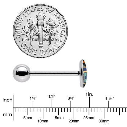 Retro Boombox Barbell Tongue Ring by Onyx O