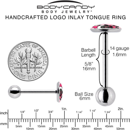 Krampus Cutie Holiday Barbell Tongue Ring by Onyx O
