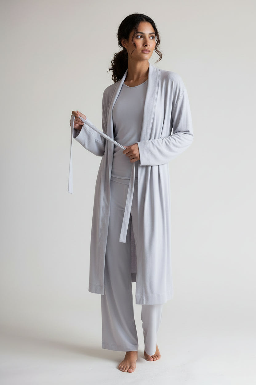 Collagen Lounge Pant - Pearl Grey