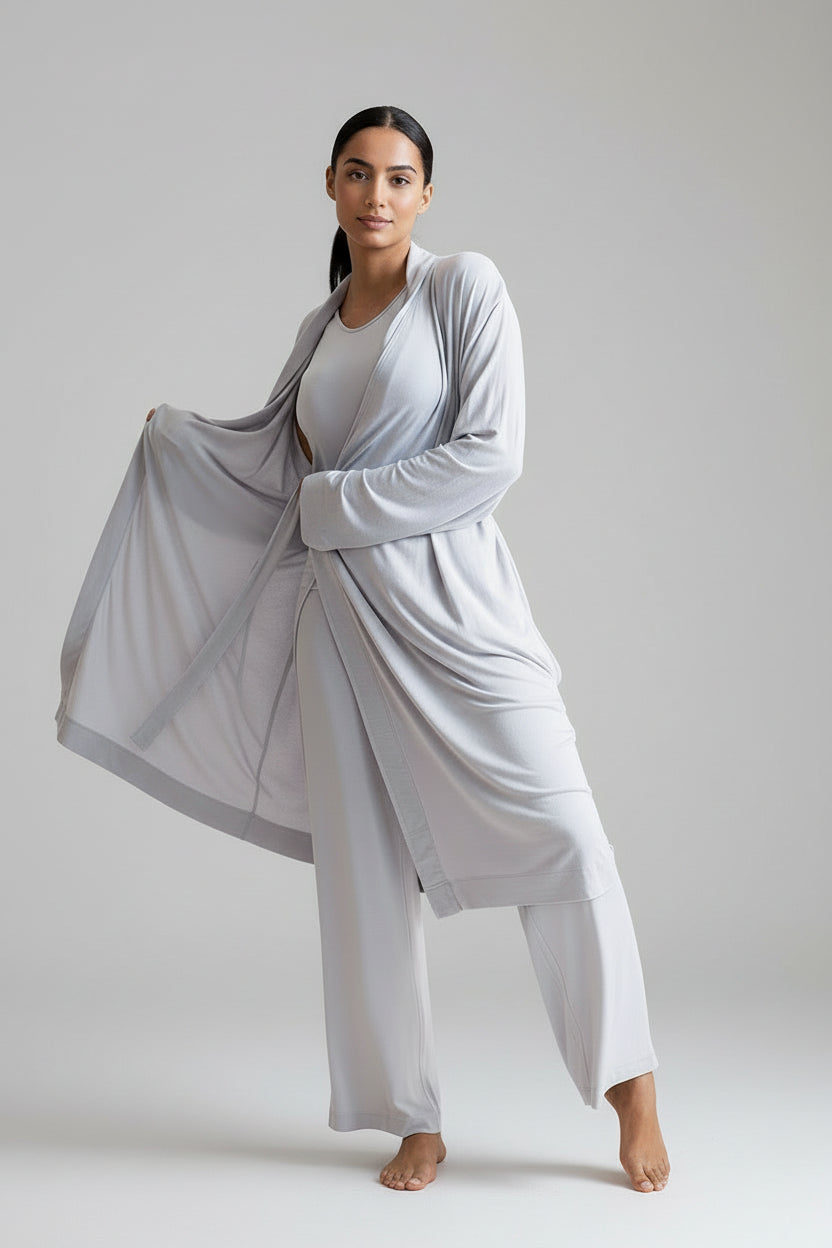 Collagen Lounge Pant - Pearl Grey