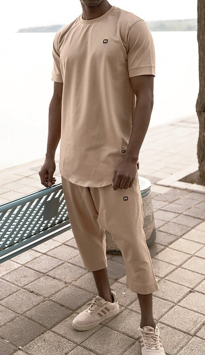 QL Relaxed Fit Nautik Set in Camel