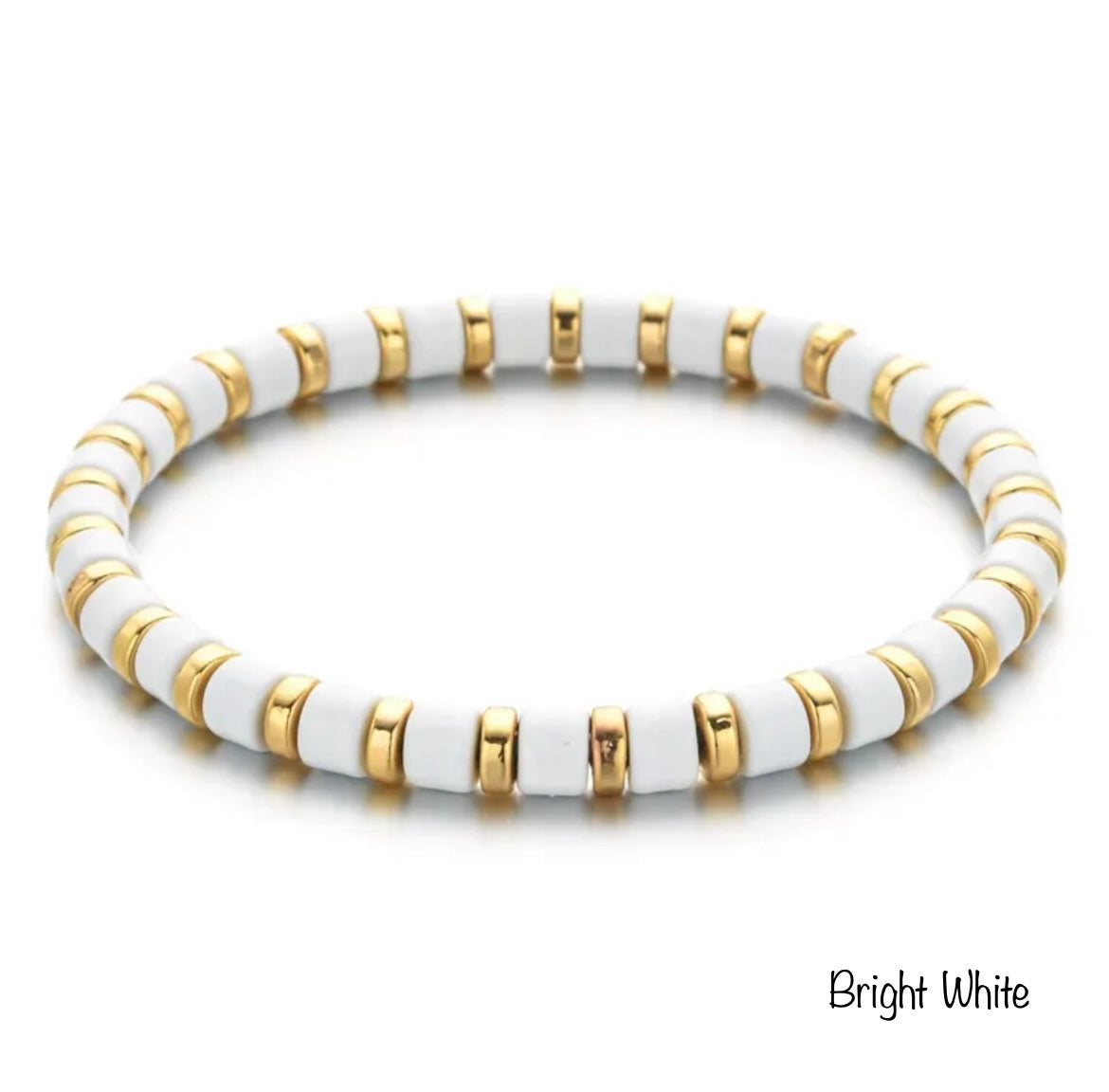 Enamel Stretch Bracelets  - Add Clip Charms