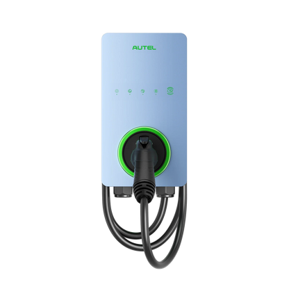 Cargador doméstico Autel AC Lite para vehículos eléctricos — 50 A, 12 kW, Wi-Fi, Bluetooth, cable de 7,6 m