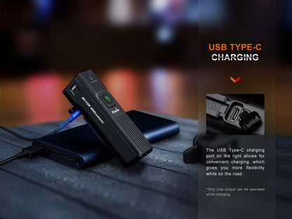 Fenix BC15R Luz Delantera Recargable Ligera para Bicicleta