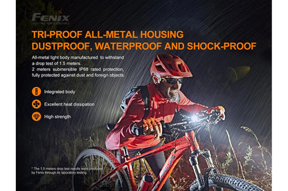 Fenix BC26R LED Bike Light — 1600 Lumens, IP68, 65-Hour Runtime