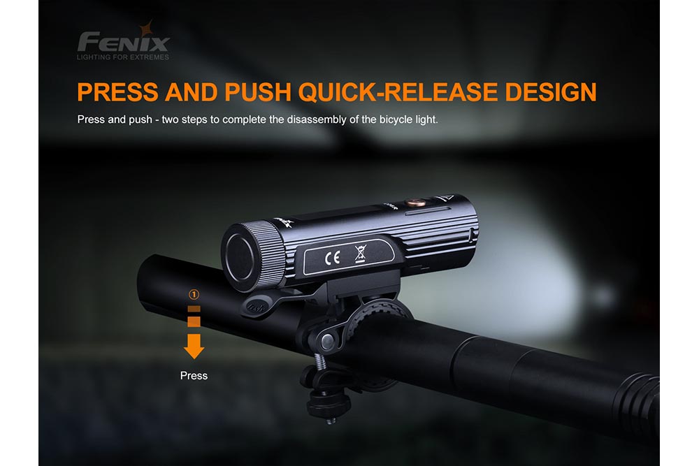 Fenix BC26R LED Bike Light — 1600 Lumens, IP68, 65-Hour Runtime