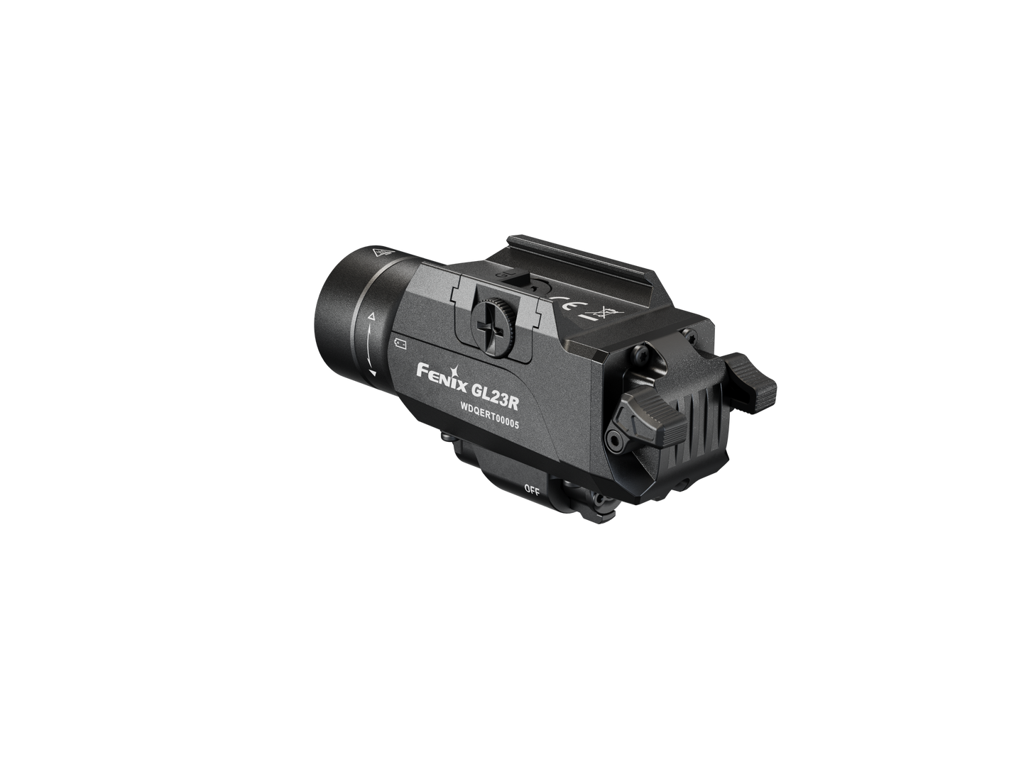 Fenix GL23R Pistol-Mounted Tactical Light with Green Laser — 1200 Lumens