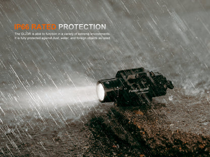 Fenix GL23R Pistol-Mounted Tactical Light with Green Laser — 1200 Lumens