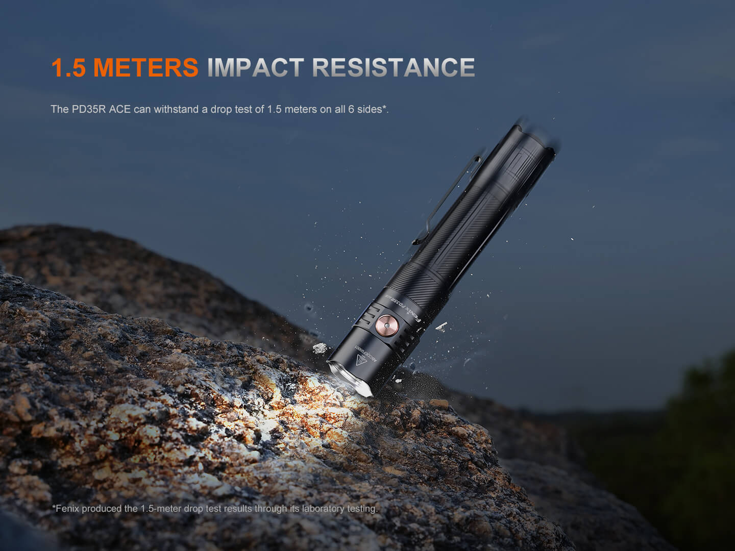Linterna táctica multimodo Fenix PD35R ACE — 2000 lúmenes, haz de más de 300 metros