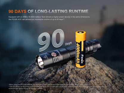 Fenix PD35R ACE Multi-Mode Tactical Flashlight — 2000 Lumens, 1000+ ft Beam