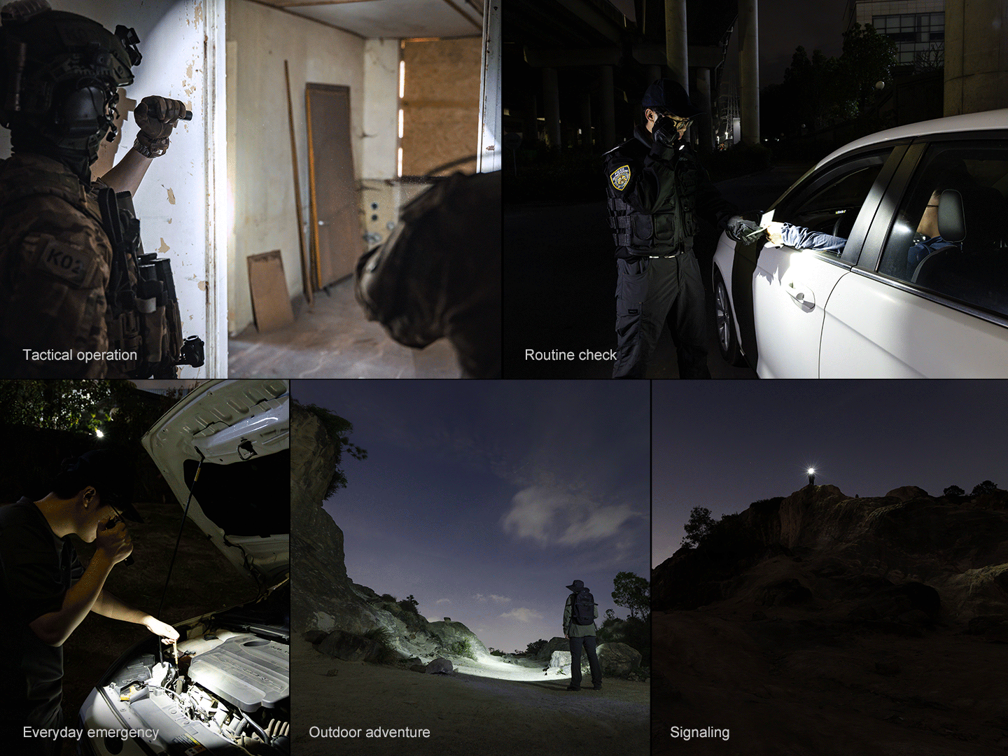 Fenix PD35R ACE Multi-Mode Tactical Flashlight — 2000 Lumens, 1000+ ft Beam