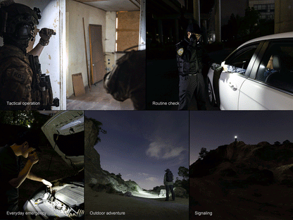 Fenix PD35R ACE Multi-Mode Tactical Flashlight — 2000 Lumens, 1000+ ft Beam