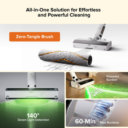Roborock H60 Hub Cordless Stick Vacuum Cleaner