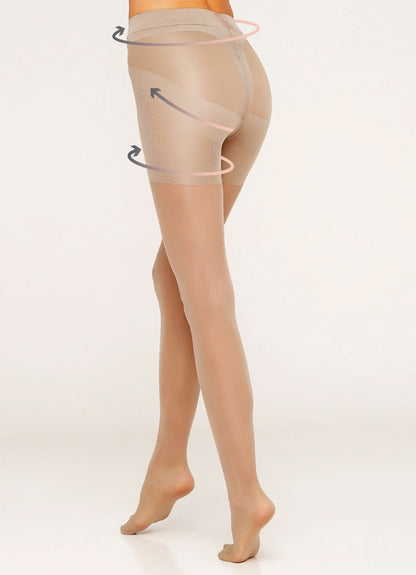 Modeling tights with microfibre 3D Effect Up 40 Den