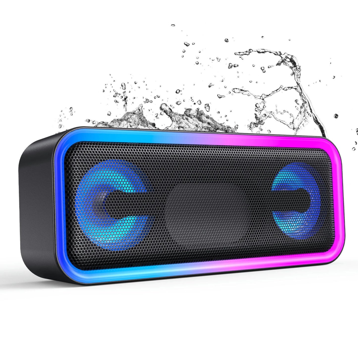 PRO Bluetooth Speaker — 20W, IPX6, 20-Hour Battery, RGB Lights