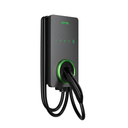 Cargador doméstico Autel AC Lite para vehículos eléctricos — 50 A, 12 kW, Wi-Fi, Bluetooth, cable de 7,6 m