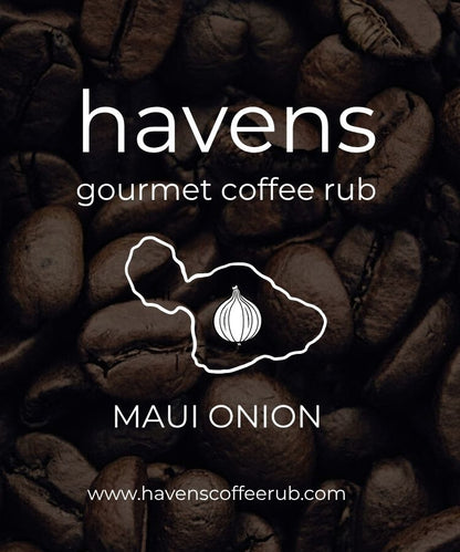 Maui Onion Havens 5 oz Gourmet Coffee Rub Tin