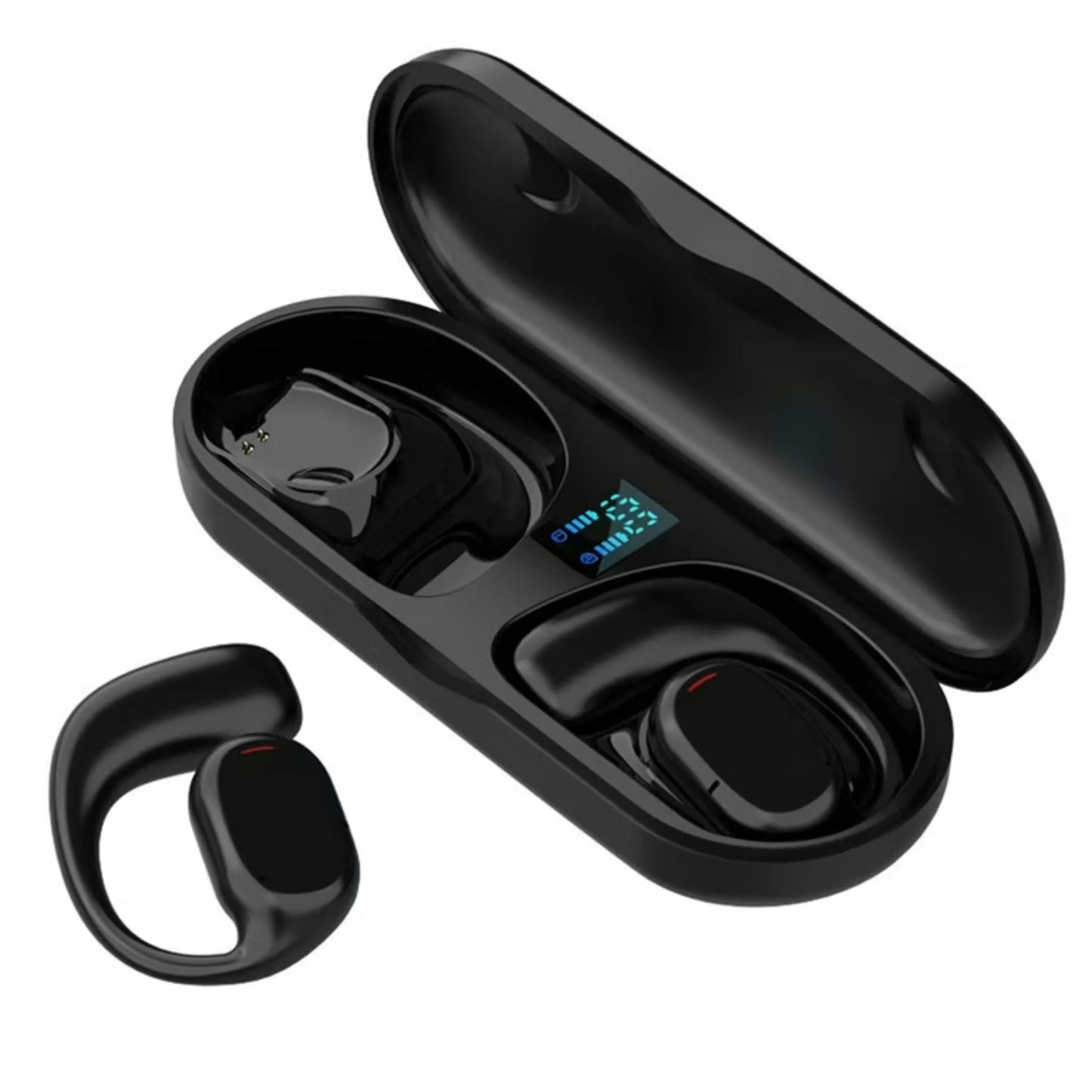 Open-Ear Bone Conduction Headphones — Bluetooth 5.3, Ear Hook, 5H Battery
